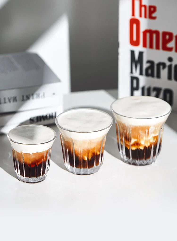 Glass Espresso & Latte Cup 90/160/200ml – Just Coffee Vintage Edition