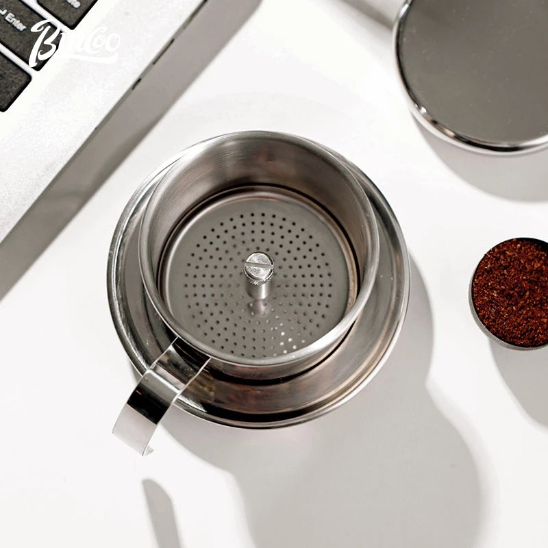 Stainless Steel Vietnamese Coffee Dripper – Just Coffee Portable Filter Pot