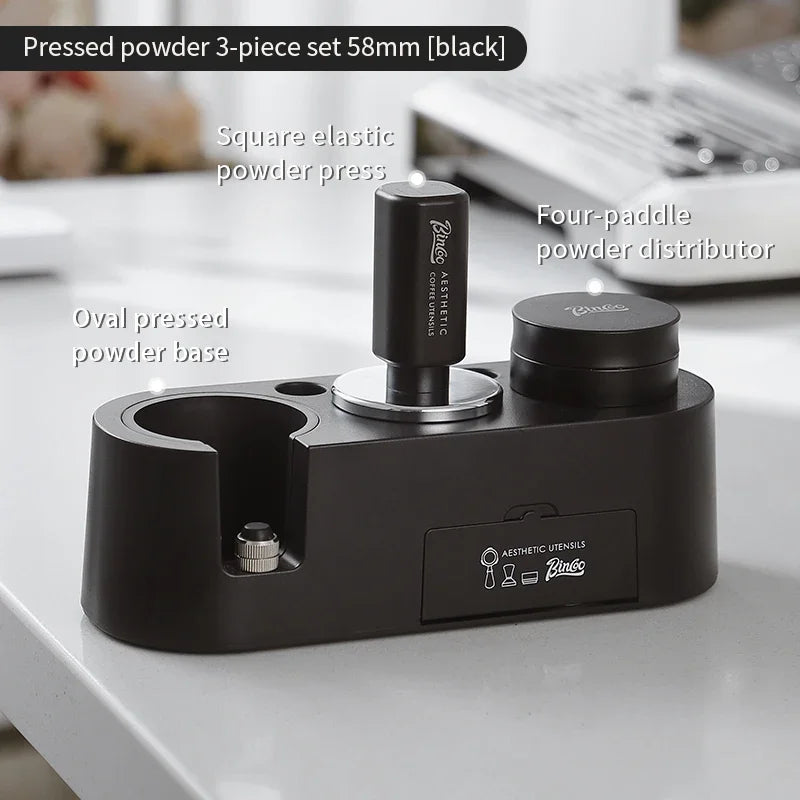 Coffee Tamper & Base Set 51/58mm – Just Coffee Barista Storage Edition