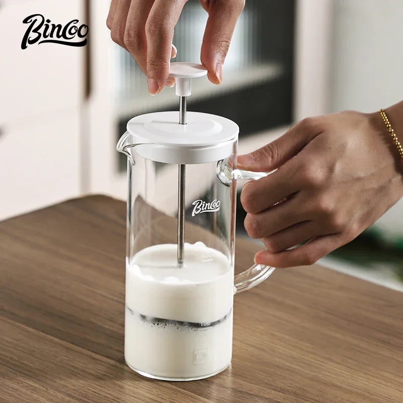Coffee Press & Milk Beater Set – Just Coffee Hand Brew Filter Pot