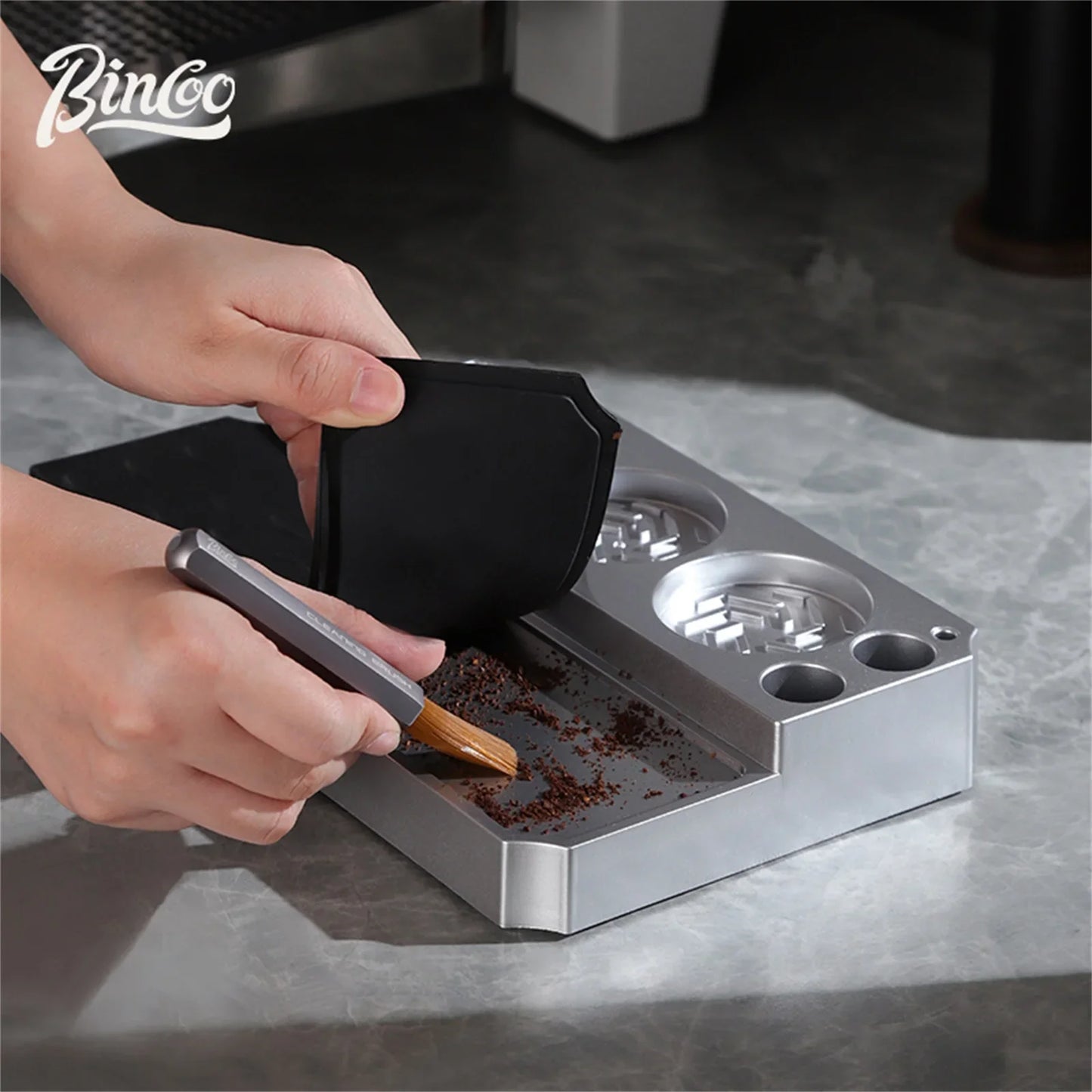Coffee Tamper Station Stand 51–58mm – Just Coffee Barista Base