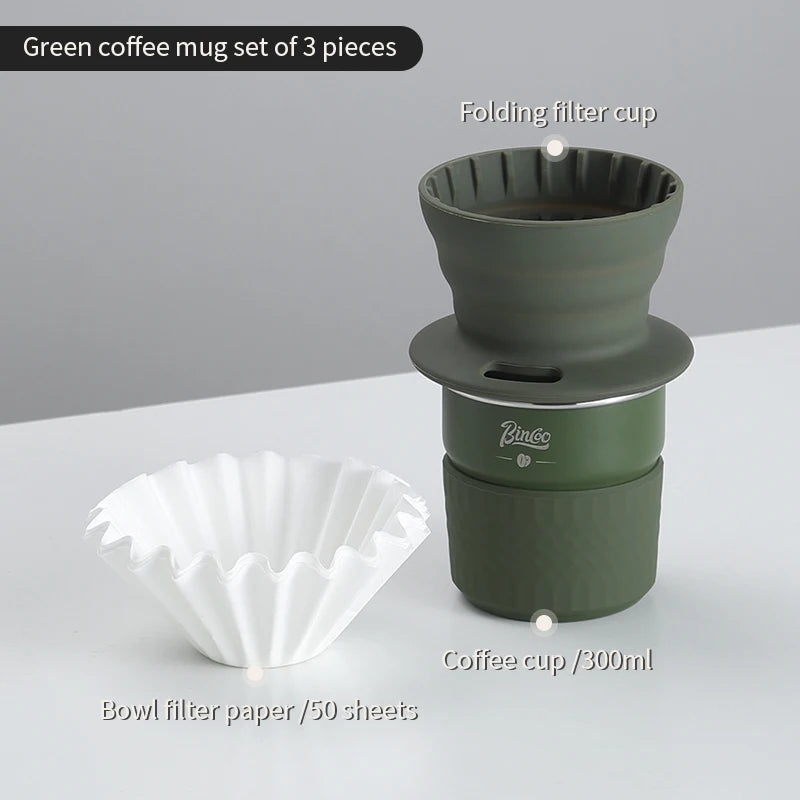 Outdoor Camping Coffee Cup – Just Coffee Stainless Steel Portable Mug