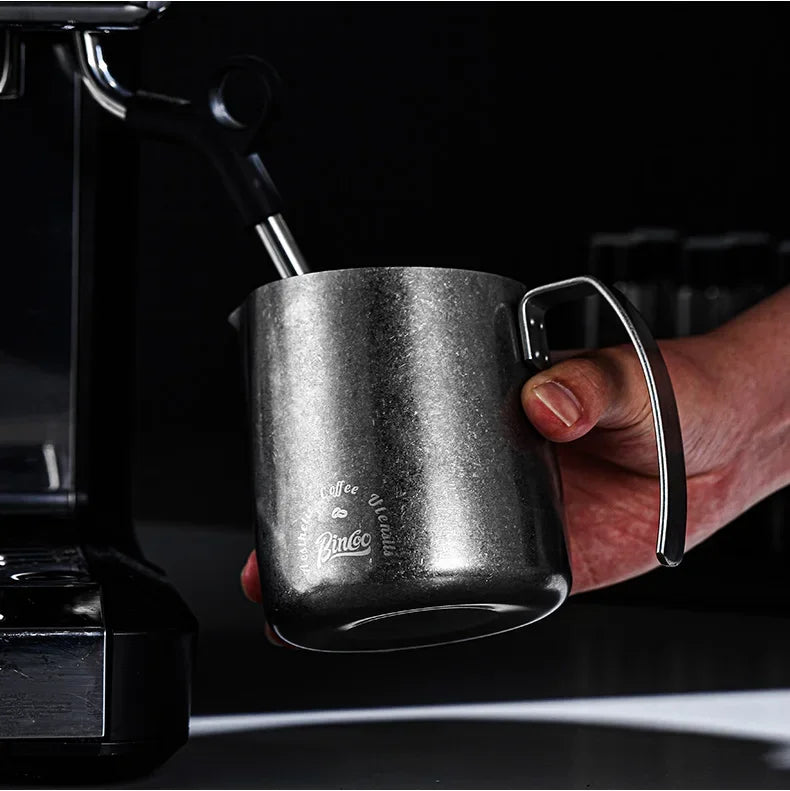 Stainless Steel Milk Frothing Jug – Just Coffee Latte Art Edition