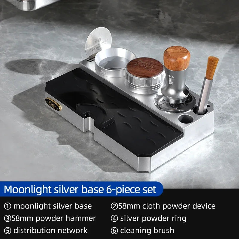 Coffee Tamper Station Stand 51–58mm – Just Coffee Barista Base
