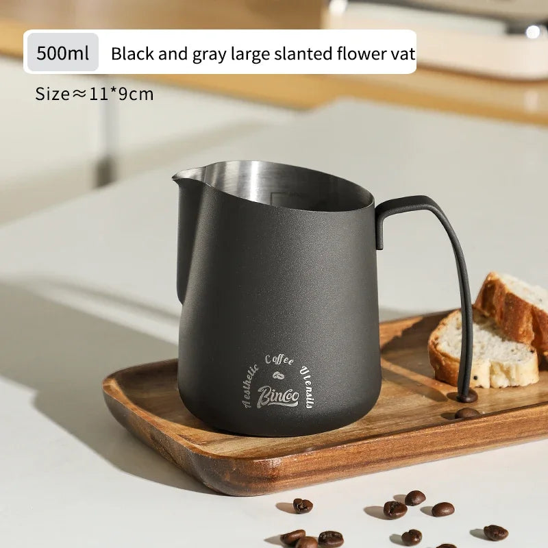 Stainless Steel Latte Art Milk Jug – Just Coffee Professional Edition
