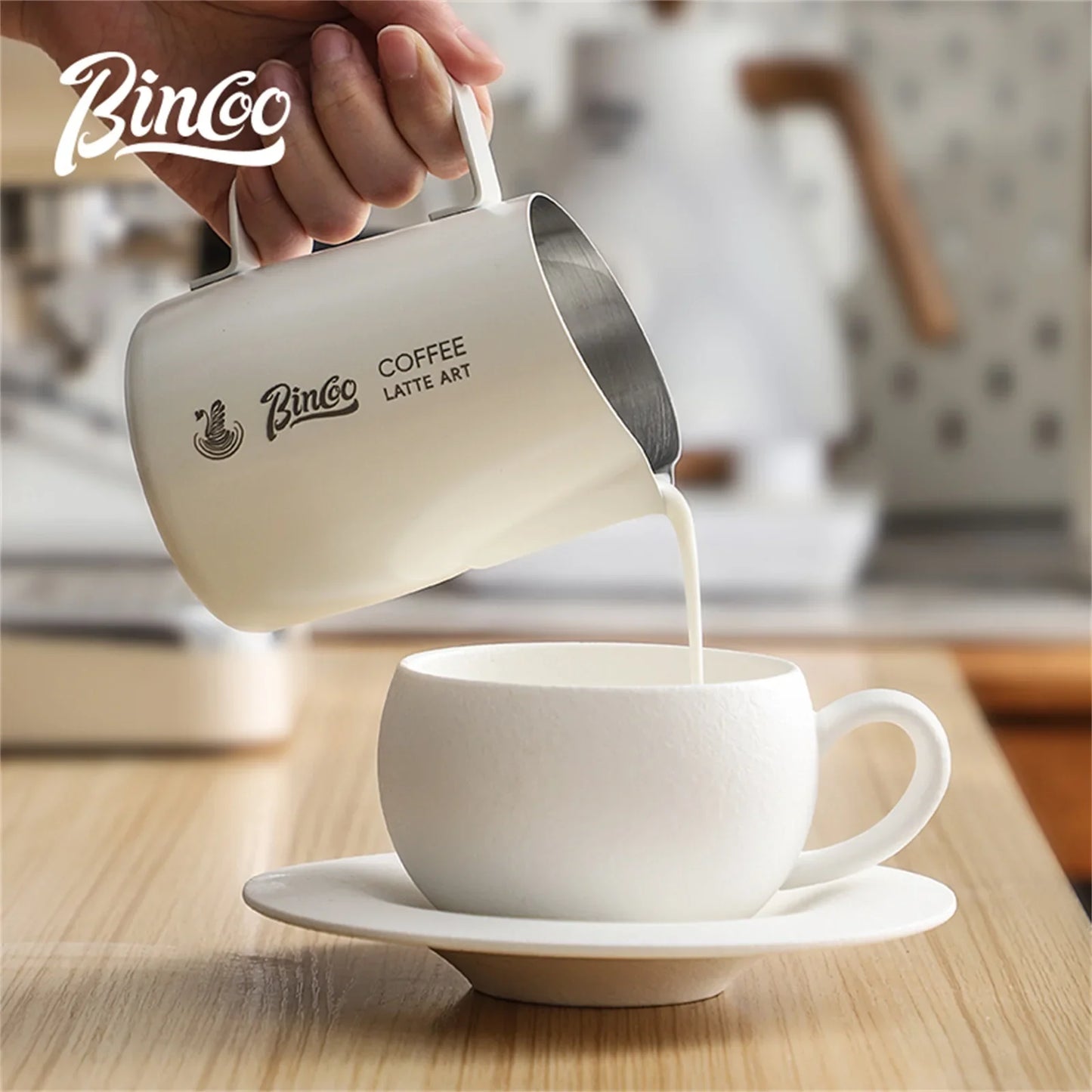 Milk Frothing Pitcher 420ml – Just Coffee Barista Tool