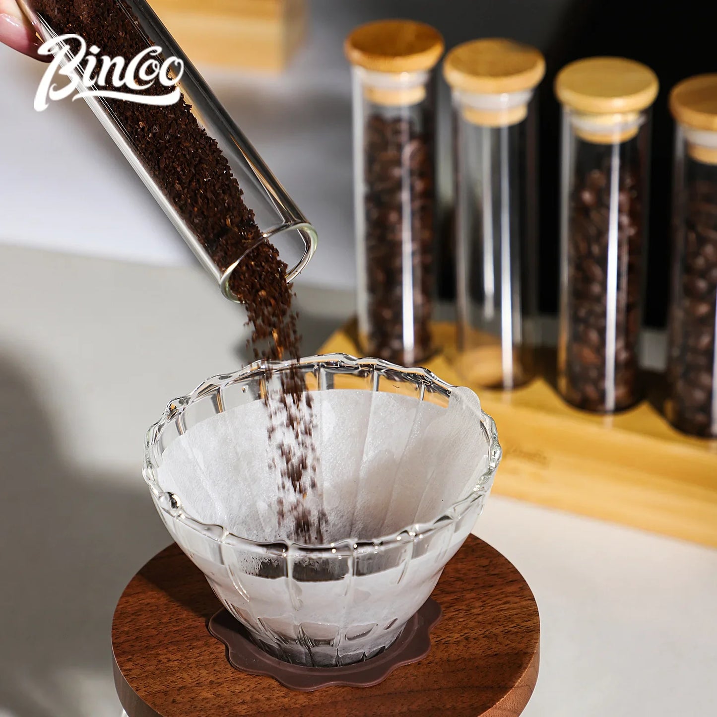 Coffee Bean Storage Tube Rack – Just Coffee Barista Display Set