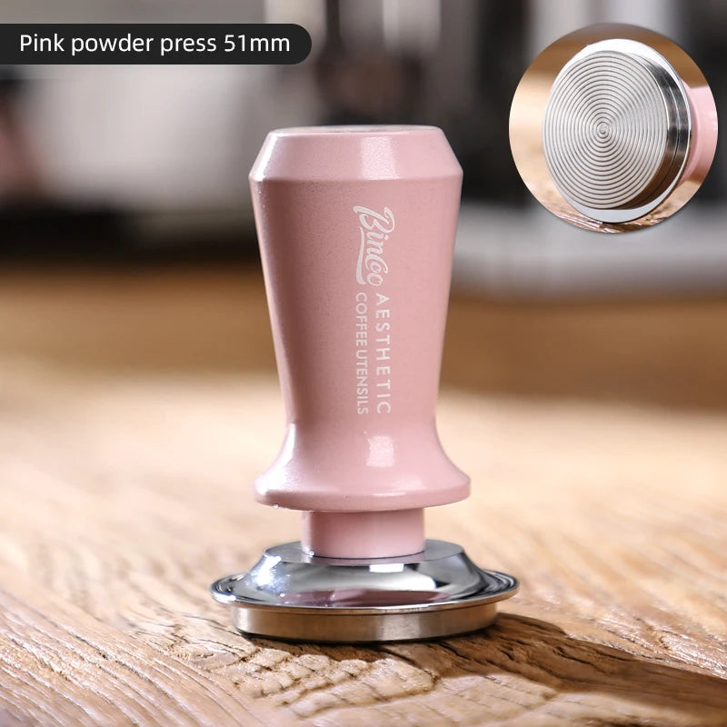 Coffee Tamper & Distributor 51/58mm – Just Coffee Calibrated Spring Leveler