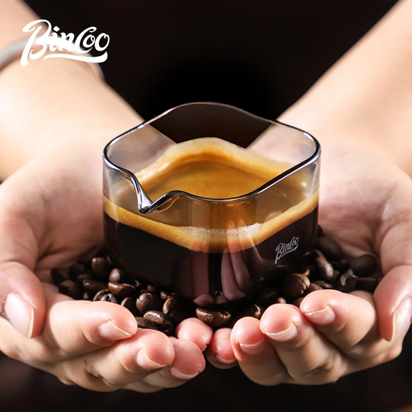Glass Espresso Ounce Cup with Scale – Just Coffee Barista Edition