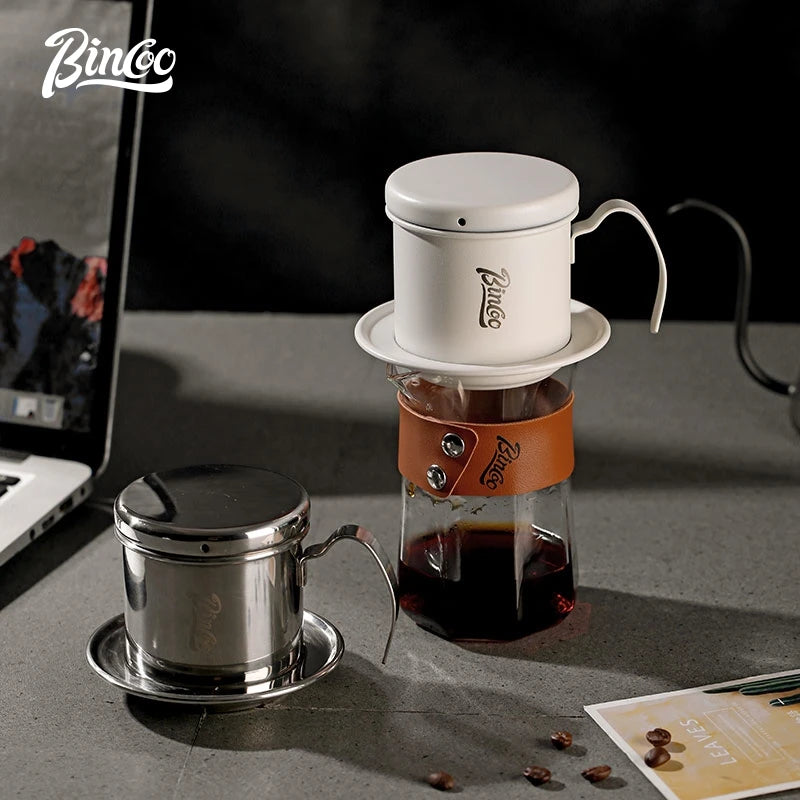 Stainless Steel Vietnamese Coffee Dripper – Just Coffee Portable Filter Pot