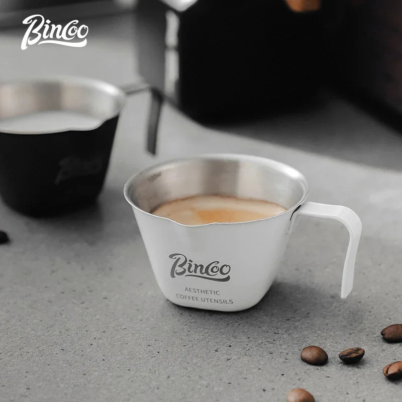 Stainless Steel Espresso Measuring Cup – Just Coffee Barista Edition