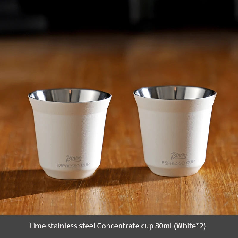 Espresso Double Wall Measuring Cup – Just Coffee Stainless Steel Edition