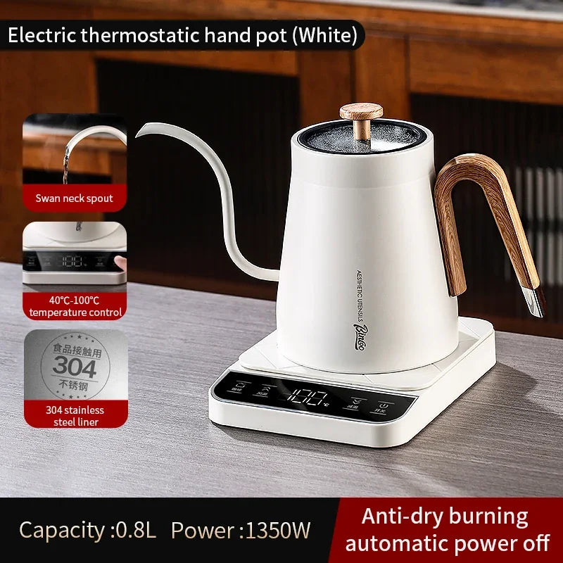 Electric Gooseneck Coffee Kettle – Just Coffee Smart Control Edition