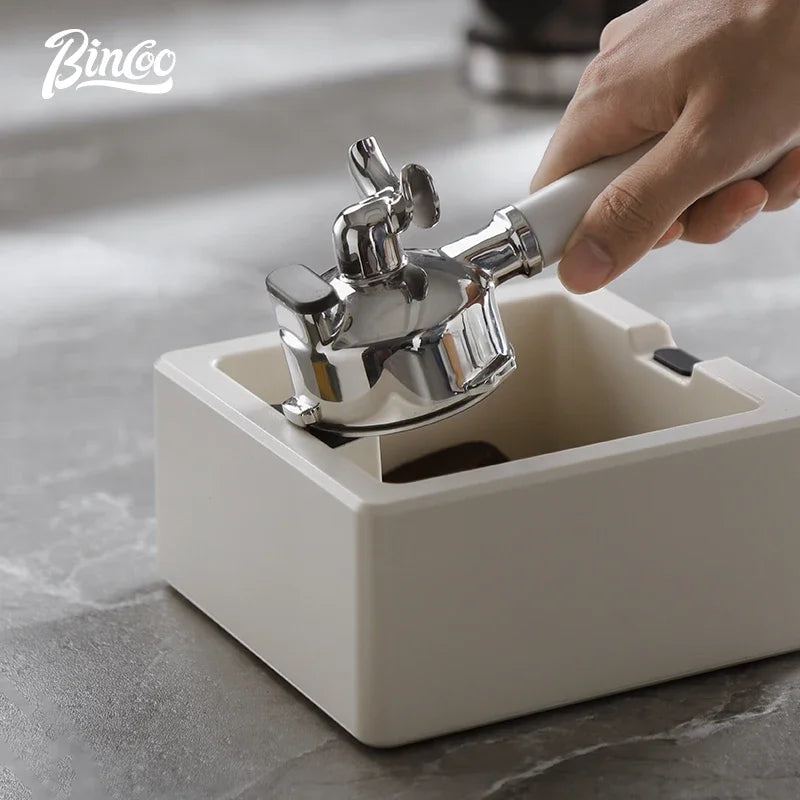 Square Coffee Knock Box – Just Coffee Barista Waste Drum