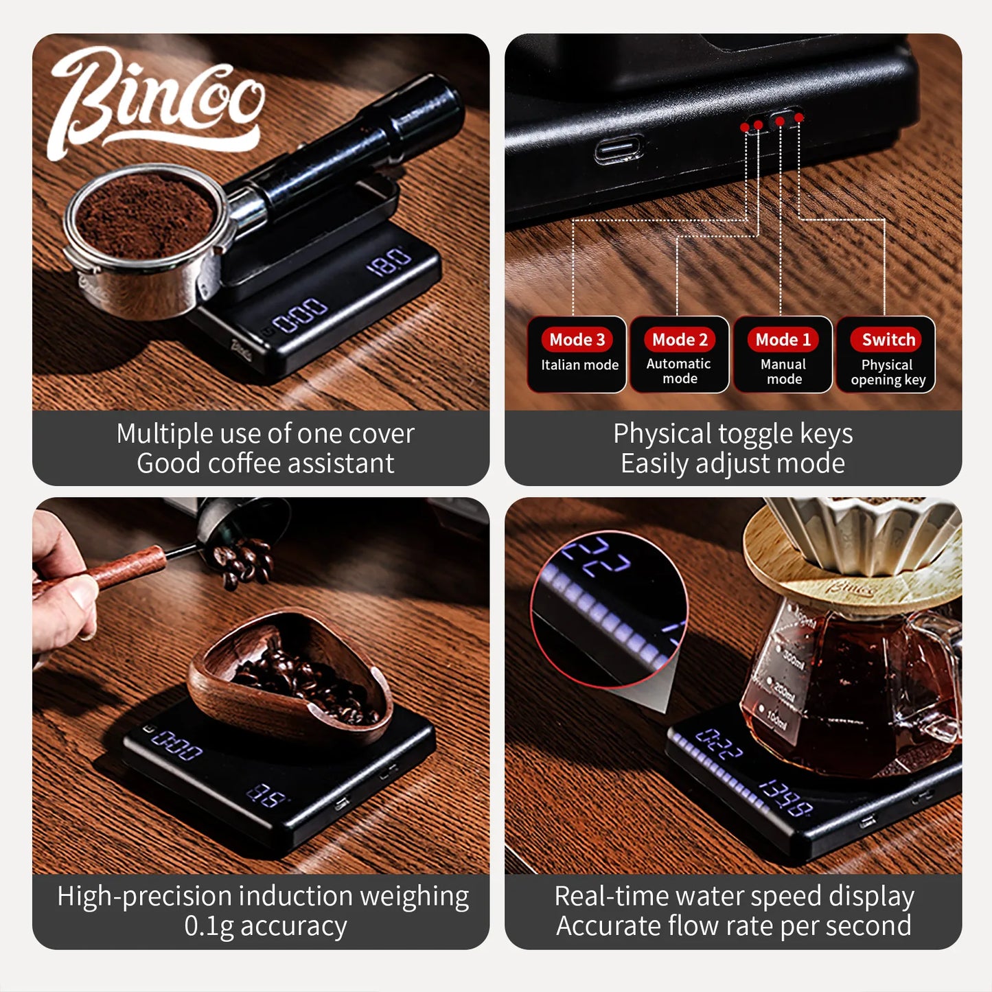 Professional Coffee Scale – Just Coffee Digital Rechargeable with Timer