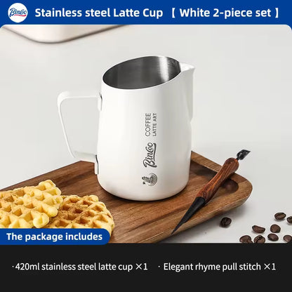 Milk Frothing Pitcher 420ml – Just Coffee Barista Tool
