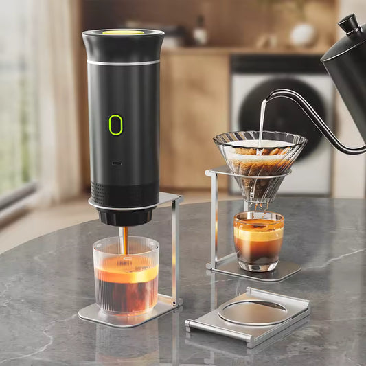 Wireless Electric Portable Espresso Coffee Machine for Car & Home Camping Coffee Maker 3-in-1