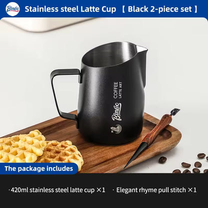 Milk Frothing Pitcher 420ml – Just Coffee Barista Tool