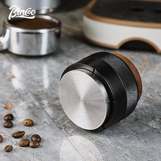 2-in-1 Constant Force Coffee Tamper 51/58mm – Just Coffee Elastic Press