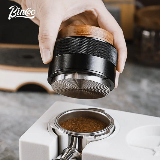 2-in-1 Constant Force Coffee Tamper 51/58mm – Just Coffee Elastic Press