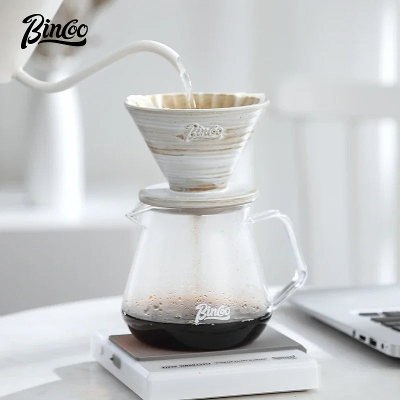 Ceramic Coffee Drip Filter Cup Set – Just Coffee Hand Brew Edition