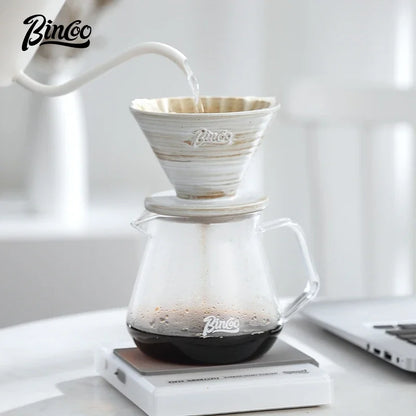 Ceramic Coffee Drip Filter Cup Set – Just Coffee Hand Brew Edition