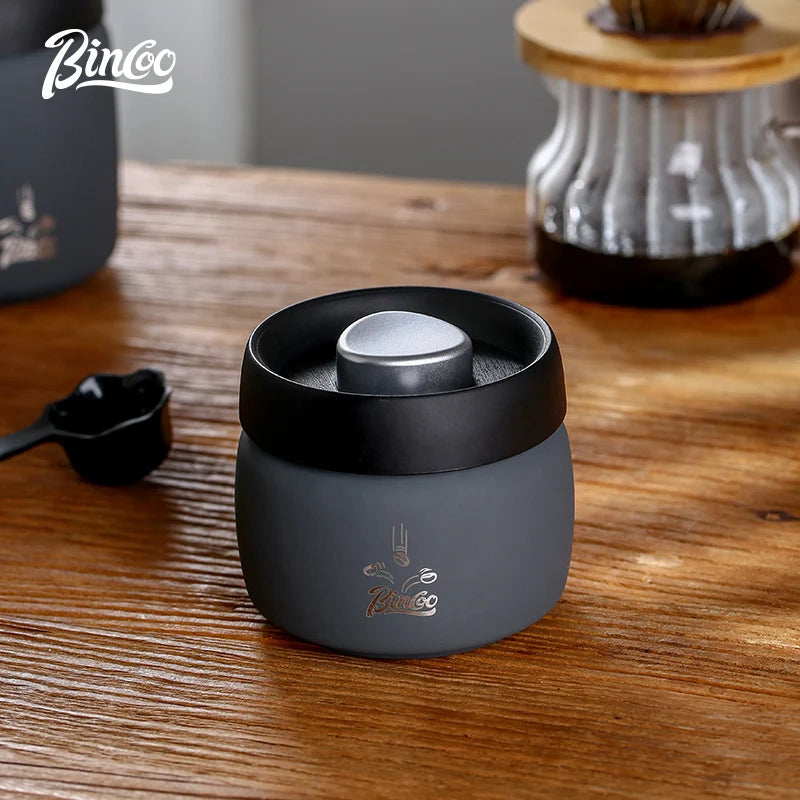 Stainless Steel Coffee Storage Canister – Just Coffee Vacuum Seal Tank