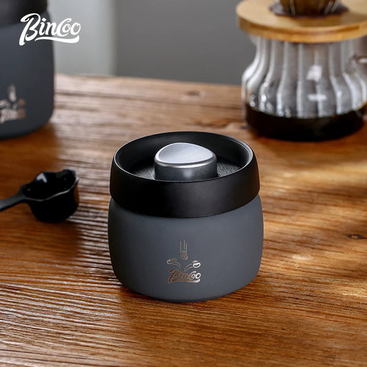 Stainless Steel Coffee Storage Canister – Just Coffee Vacuum Seal Tank