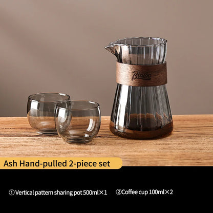 Glass Coffee Sharing Pot Set 500ml – Just Coffee Pour Over Dripper V01