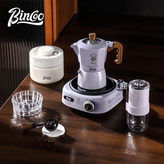 Double Valve Moka Pot 2-Cup – Just Coffee Pressurized Espresso Maker 220V