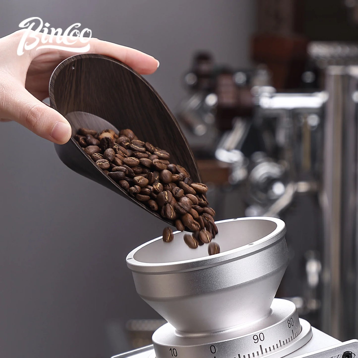 Walnut Coffee Bean Dose Tray – Just Coffee Solid Wood Measuring Scoop