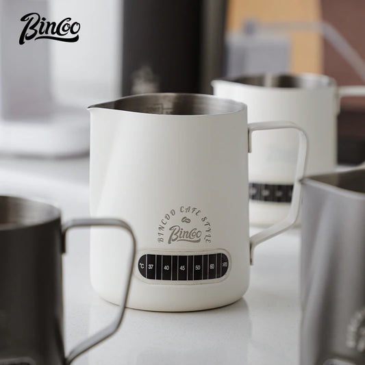 Milk Frothing Pitcher 400/600ml – Just Coffee Temp Display Edition