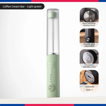 USB Rechargeable Coffee Frother – Just Coffee Electric Milk Mixer