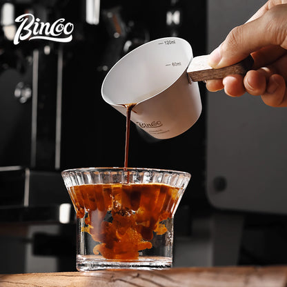120ml Stainless Steel Measuring Cup – Just Coffee Espresso Scale Edition
