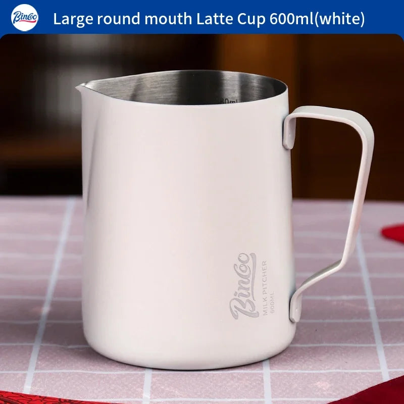 Milk Frothing Pitcher 350/600ml – Just Coffee Stainless Steel Jug