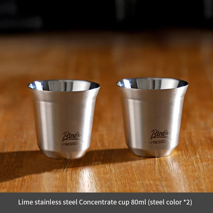 Espresso Double Wall Measuring Cup – Just Coffee Stainless Steel Edition