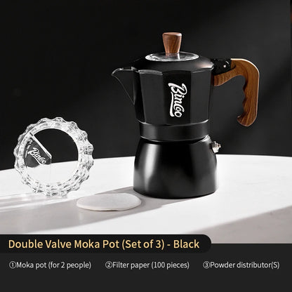Double Valve Moka Pot – Just Coffee Italian Espresso & Mocha Maker