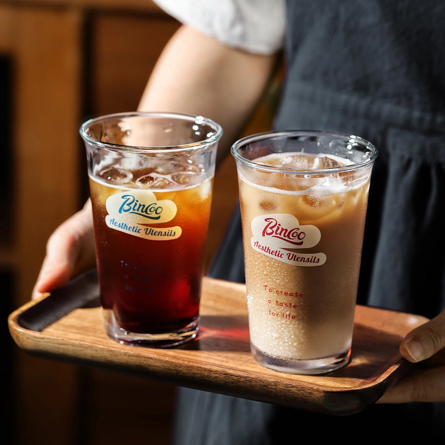380ml Transparent Glass Coffee Cup – Just Coffee Wide Mouth Edition