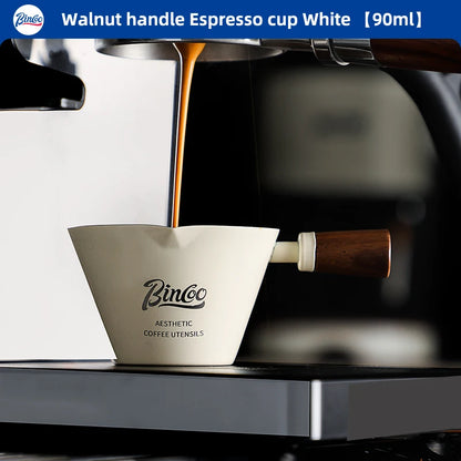 90ml Dual Spout Espresso Measuring Cup – Just Coffee Stainless Steel Edition