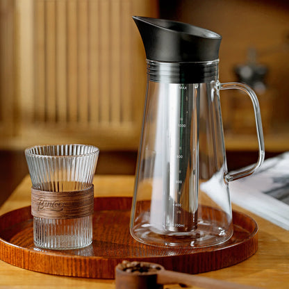 Cold Brew Coffee Maker – Just Coffee Removable Stainless Steel Filter Pitcher