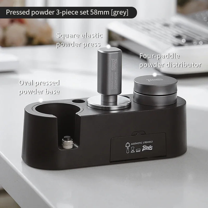 Coffee Tamper & Base Set 51/58mm – Just Coffee Barista Storage Edition