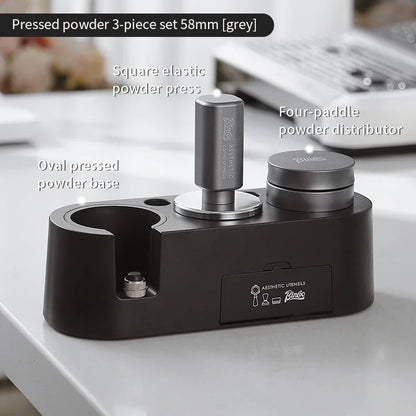 Coffee Tamper & Base Set 51/58mm – Just Coffee Barista Storage Edition