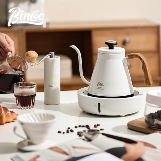 Gooseneck Coffee Brewing Pot 1L – Just Coffee Temp Gauge Edition