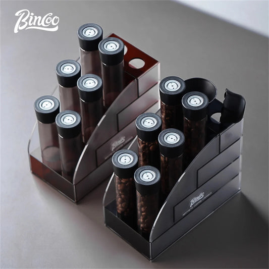 Coffee Bean Storage Tubes Set – Just Coffee Barista Shelf Edition