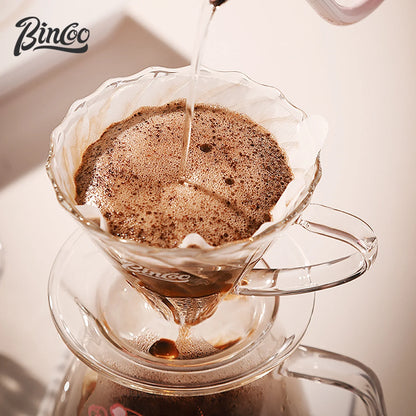 Glass Coffee Sharing Pot Set – Just Coffee Pour Over Dripper & Filter Cup