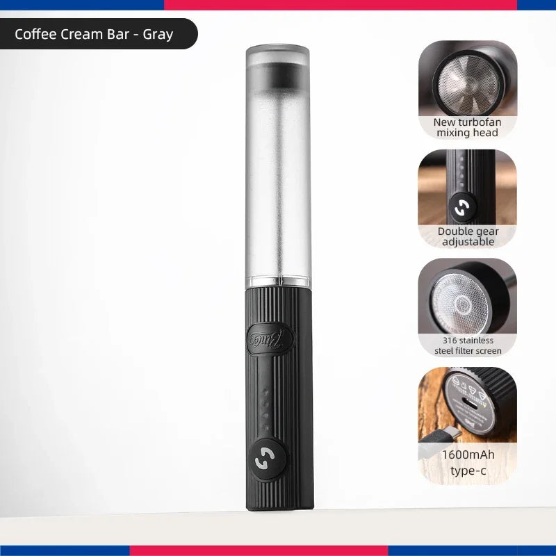 Upgraded Electric Coffee Frother – Just Coffee USB Rechargeable Mixer