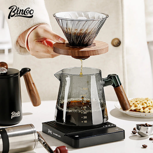 Pour Over Coffee Maker Set 800ml – Just Coffee Glass Carafe & Filter