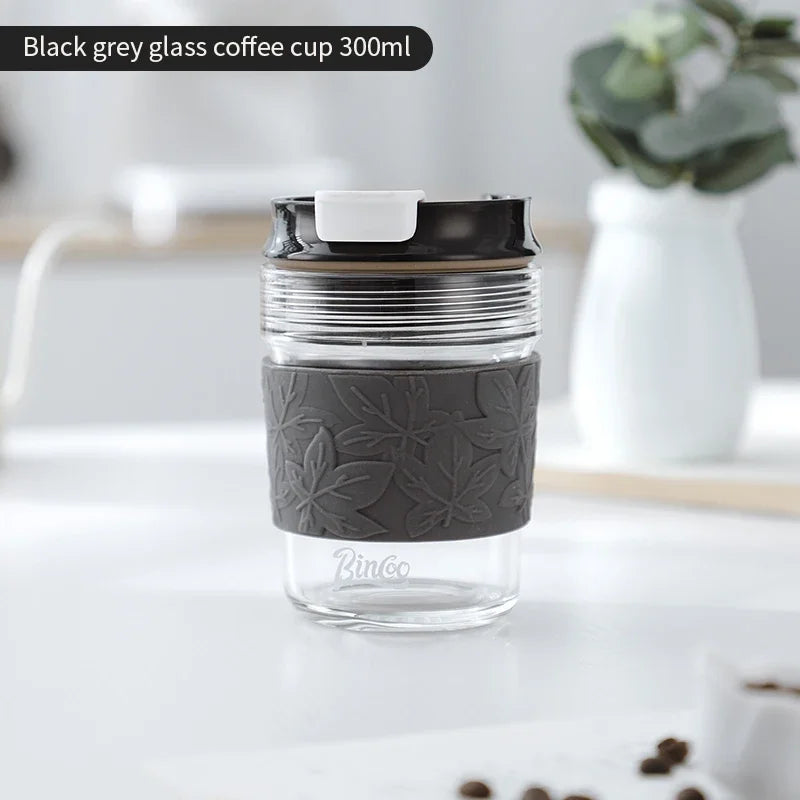 300ml Borosilicate Glass Coffee Cup – Just Coffee Insulated Edition