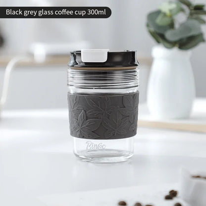 300ml Borosilicate Glass Coffee Cup – Just Coffee Insulated Edition
