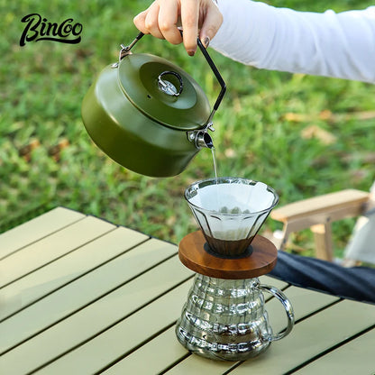 Outdoor Coffee Kettle 1L – Just Coffee Stainless Steel Camping Edition